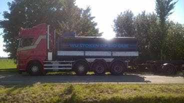 Nieuwe olietank: wij stoken op bio olie
